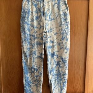 Rachel Comey Light Blue Tie-Dye Pants